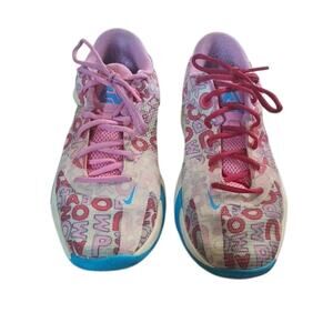 Nike Zoom Freak 4 Letter Bros Men’s 8 Vanilla Pink Blue Graphic Men's Shoes